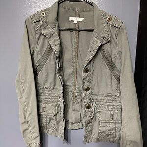Loft army green jacket